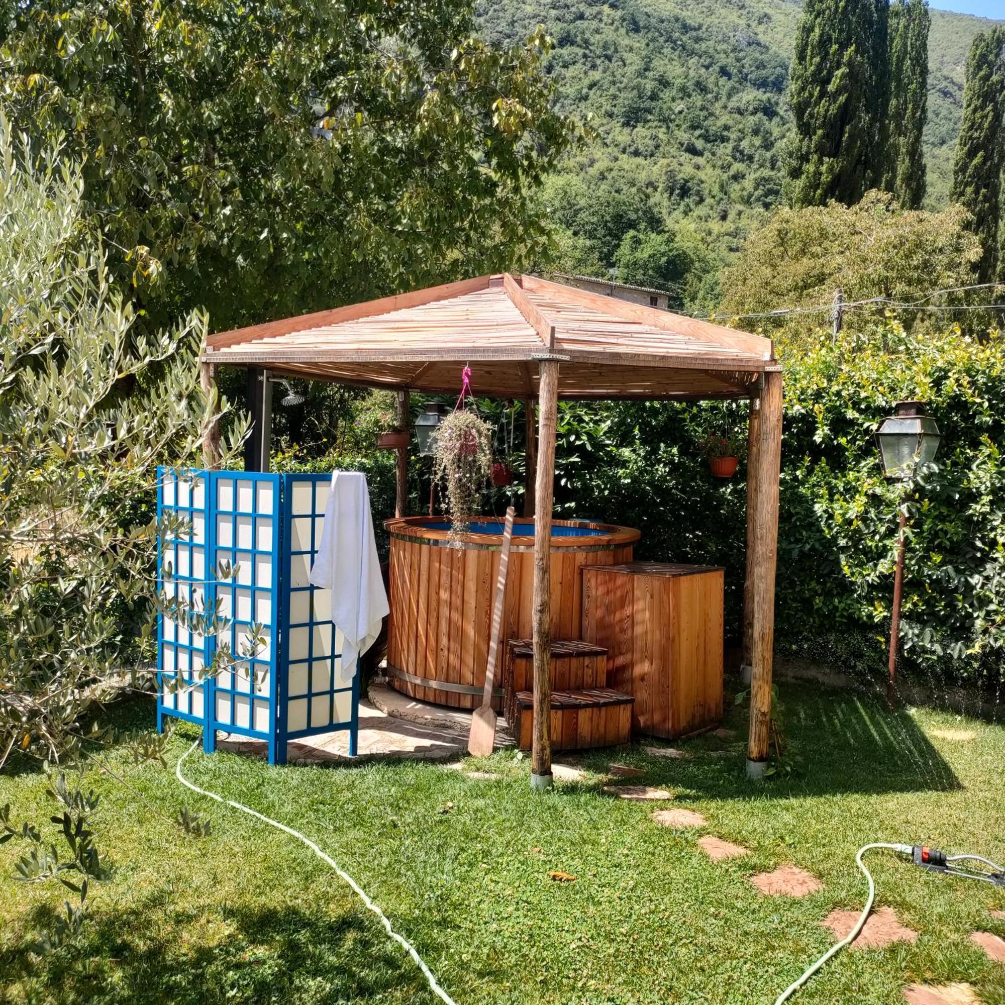 Umbria Valnerina , Il Tartuffo, Near Spoleto Leilighet Scheggino Eksteriør bilde